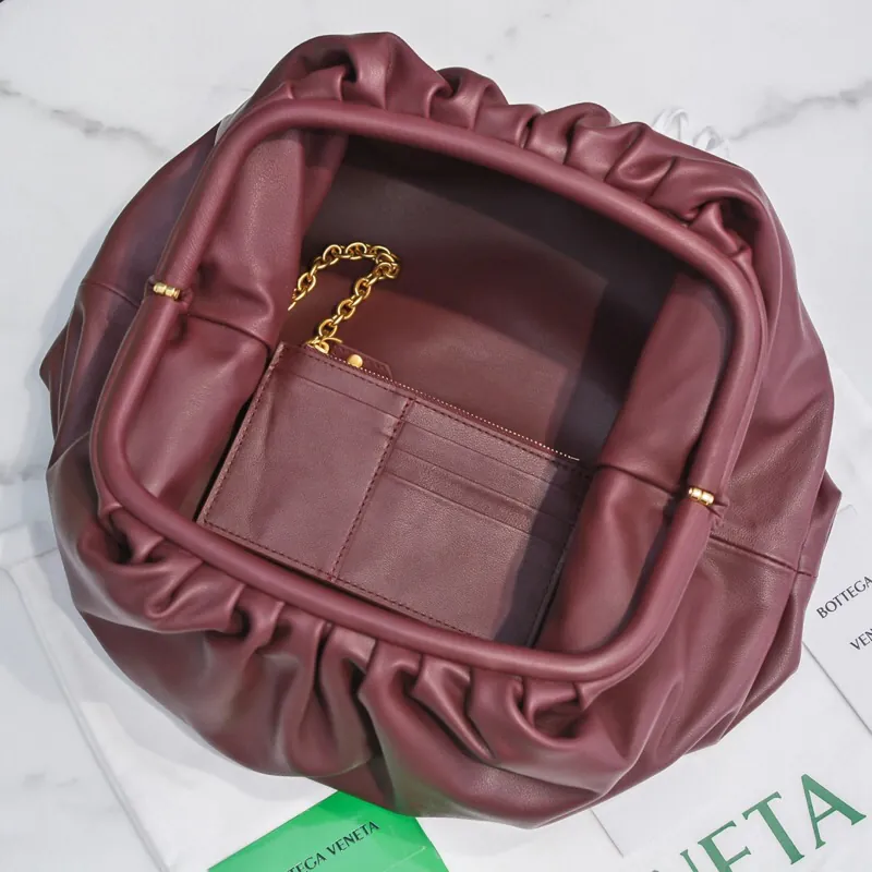 Bottega Veneta Pouch Cloud Bag Grained Calfskin