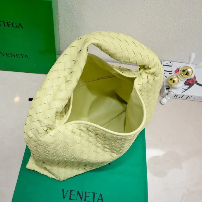 New Large HOP Bag by Bv, Grained Calfskin and Handle