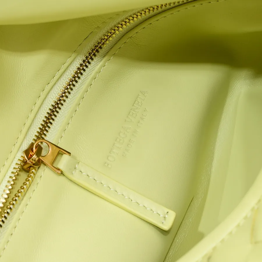 Bv New Large HOP Bag with Woven Leather Handle