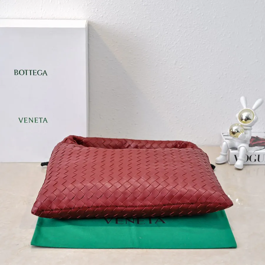 New Medium HOP Bag by Bv, Grained Calfskin and Leather Handle