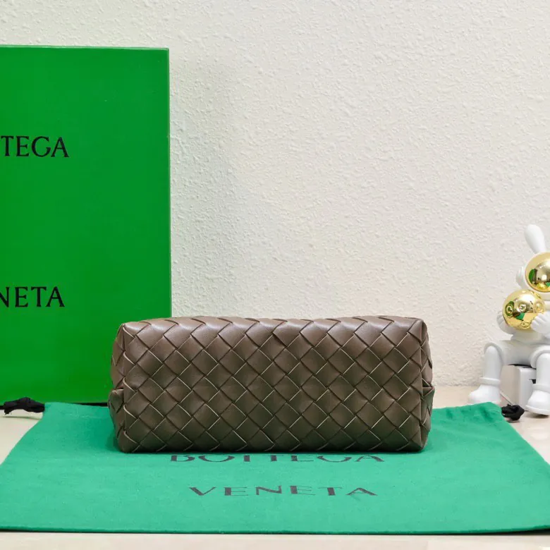 B Intrecciato编织小号手提包,滑动斜挎背带