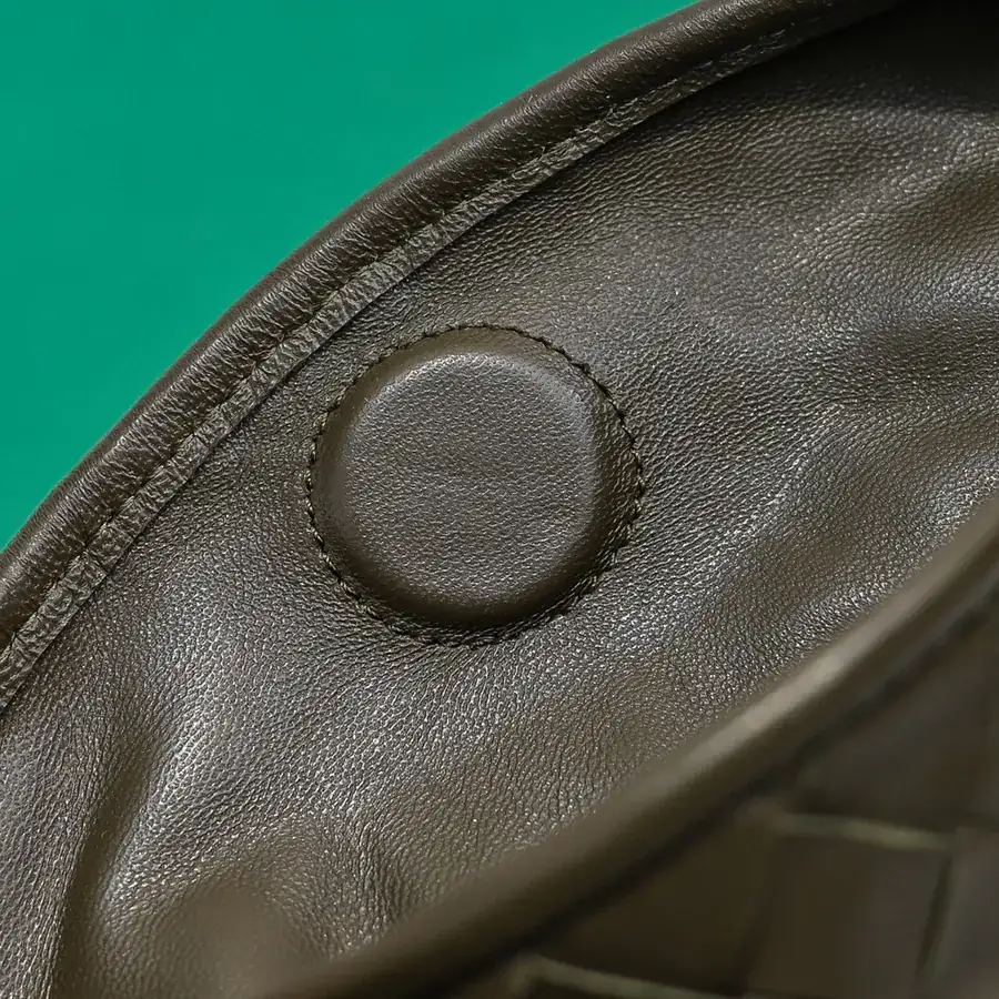 Bv New Mini HOP Bag with Leather Weave Handle