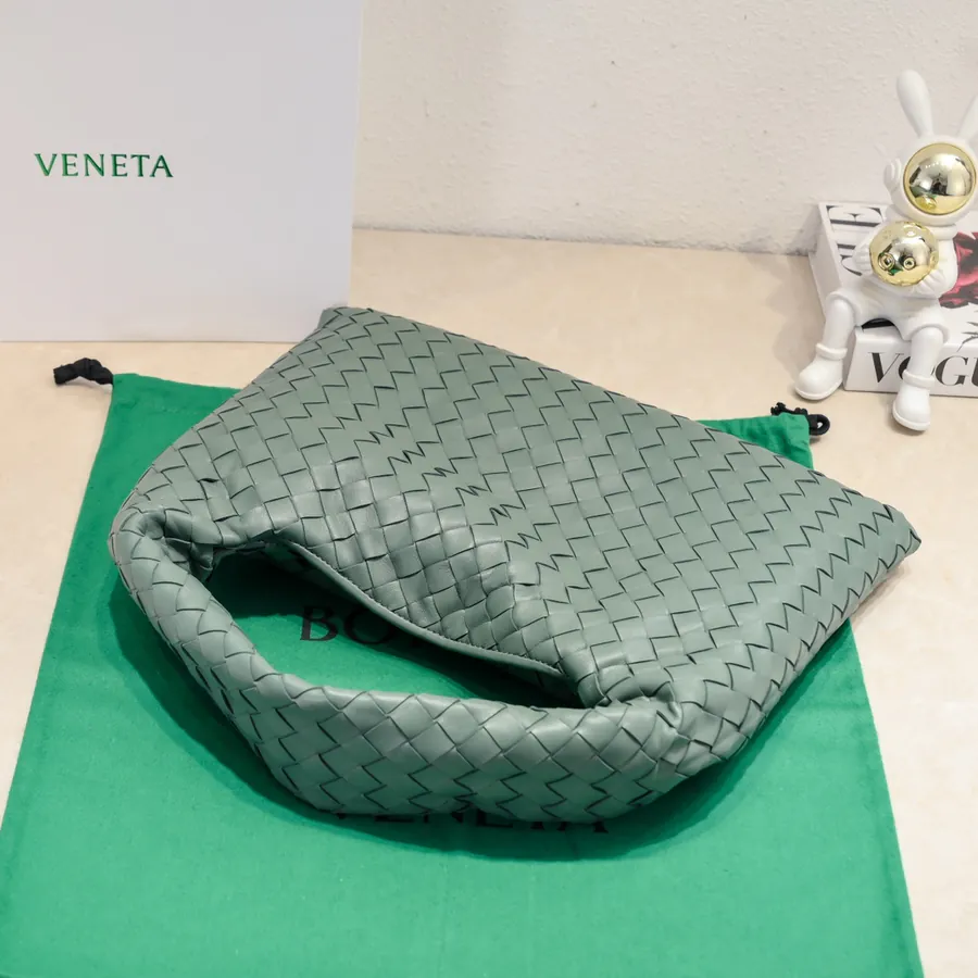 Bv New Mini HOP Bag with Grained Calfskin and Handle