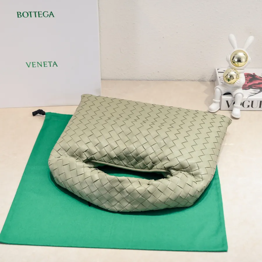 Bv New Mini HOP Bag with Grained Calfskin Handle