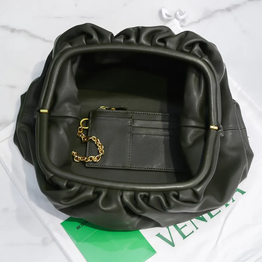 Bottega Veneta Pouch Cloud Bag Grained Calfskin