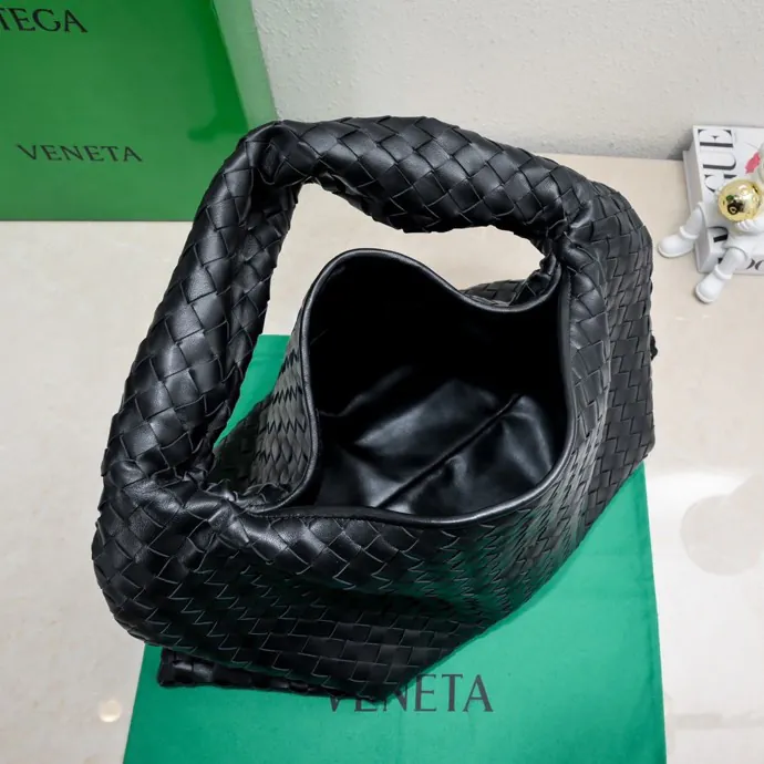 New Large HOP Bag with Full Leather Weave Handle