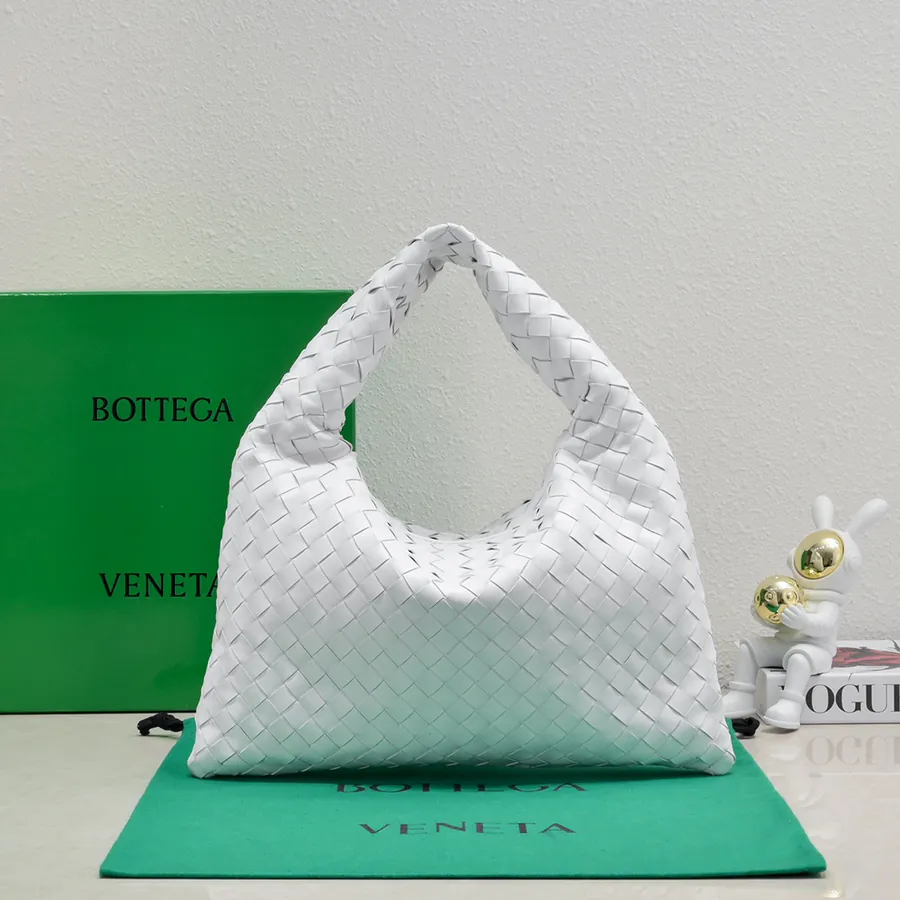 Bv New Mini HOP Bag with Grained Calfskin Body and Handle