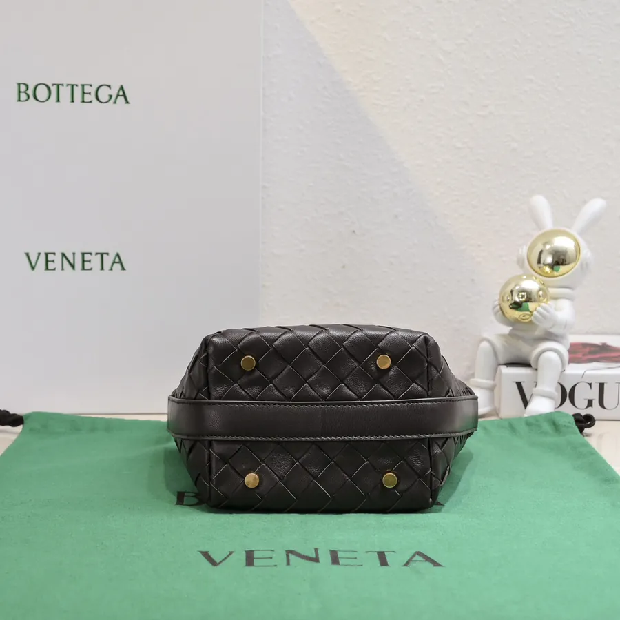 Bottega Veneta Intrecciato Lunch Tote with Curved Handle