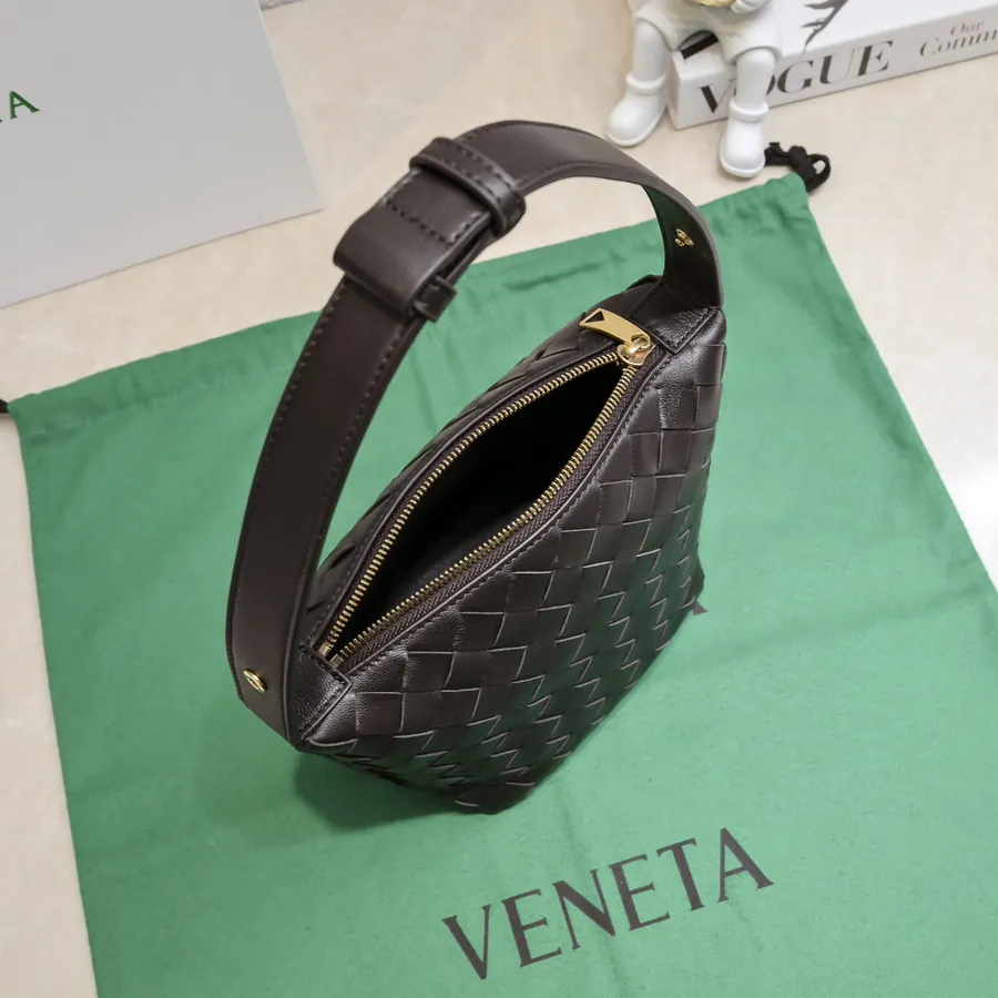 Bottega Veneta Intrecciato Lunch Tote with Curved Handle