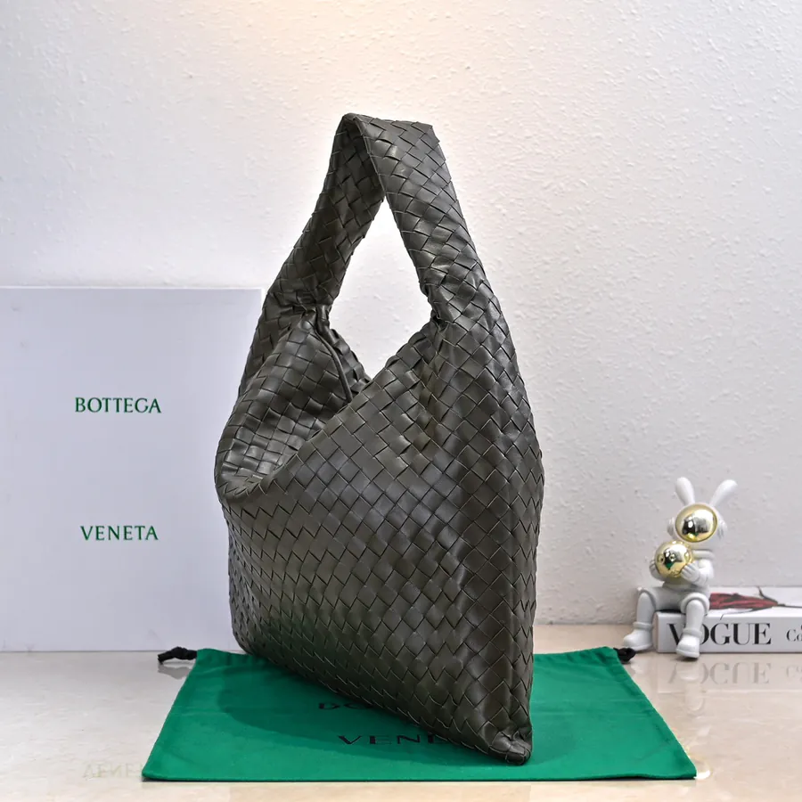 Bv New Large HOP Bag with One Piece Leather Handle
