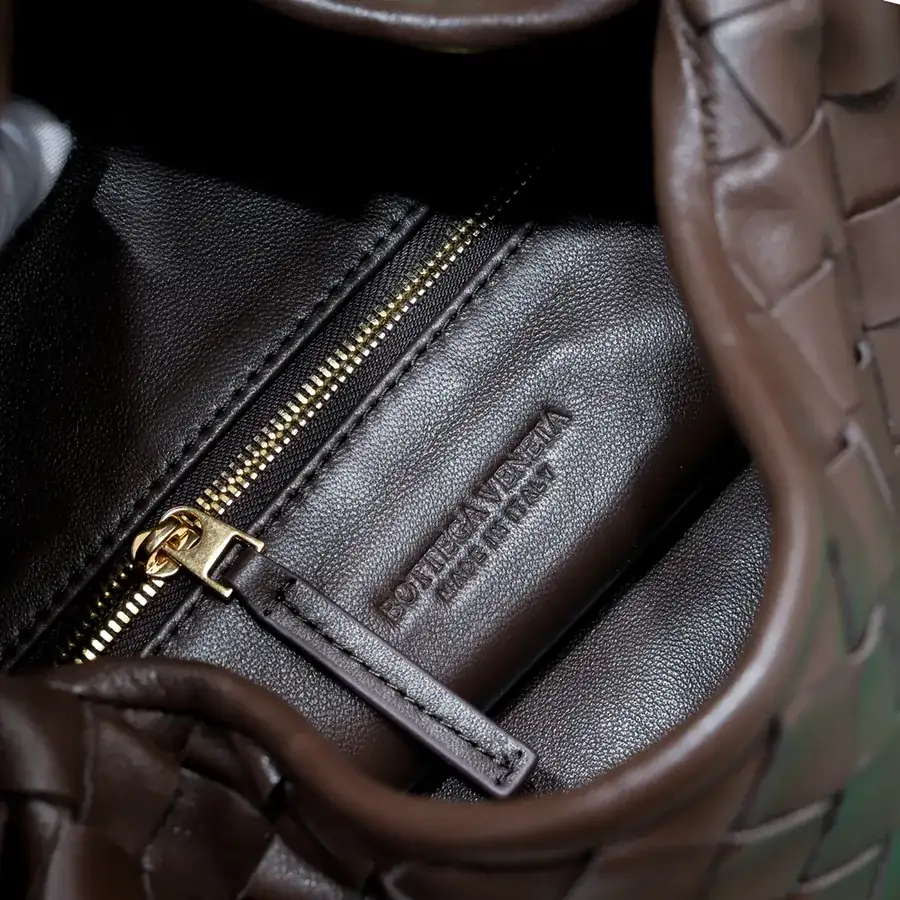Bv New Mini HOP Bag with Grained Calfskin Body and Handle