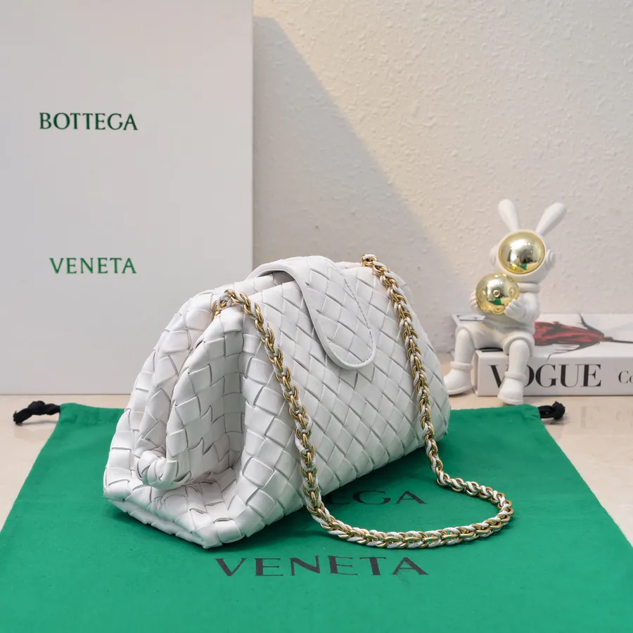 Bottega Venetia Lauren 1980 Tote with Intrecciato Calfskin