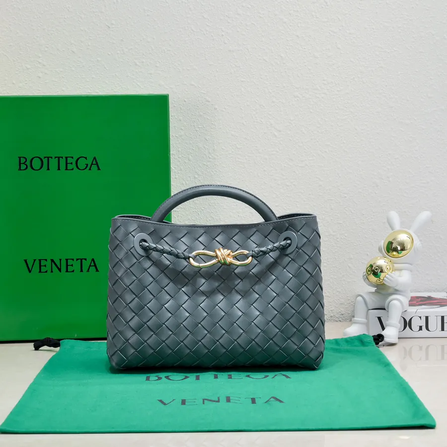 B Intrecciato编织小号手提包，滑动斜挎背带