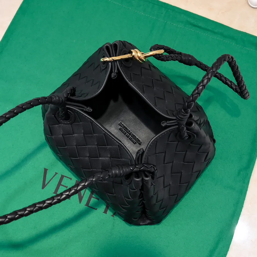 Andiamo Parachute Handbag Retro Inspired Classic with Versatile Carry Options