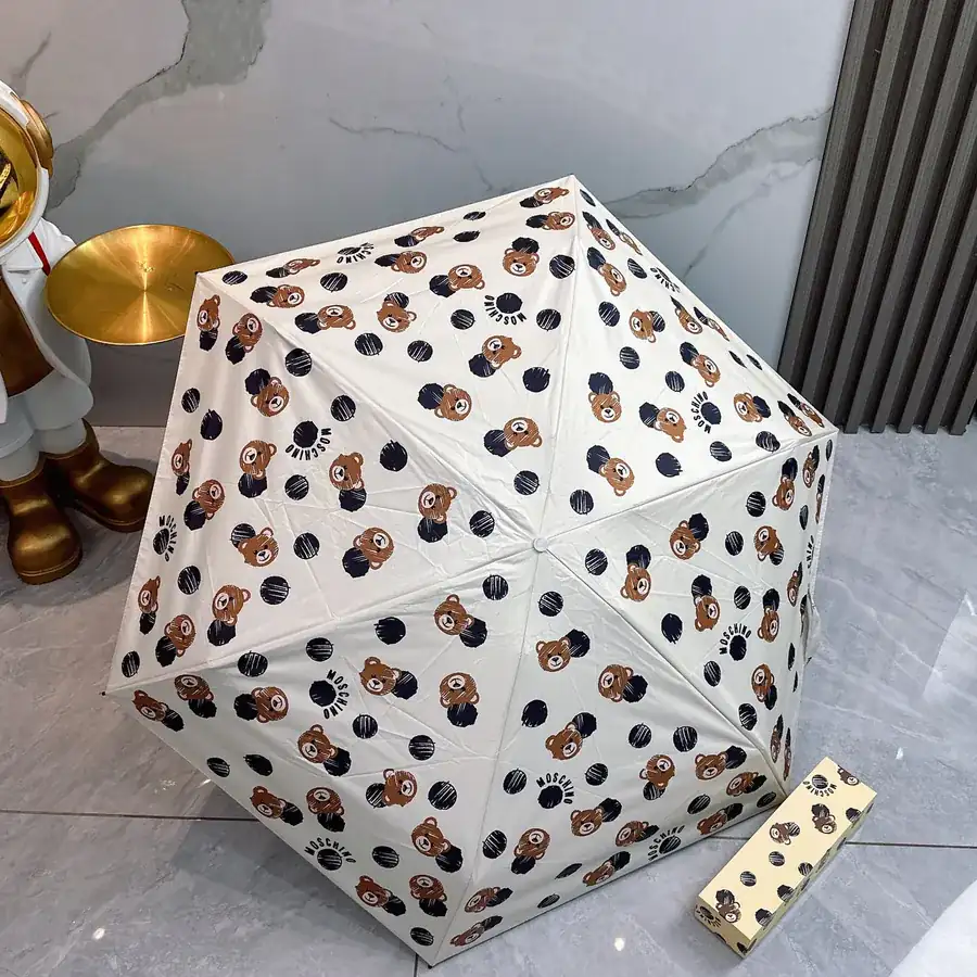 Moschino Foldable Umbrella Fashion Original Quality