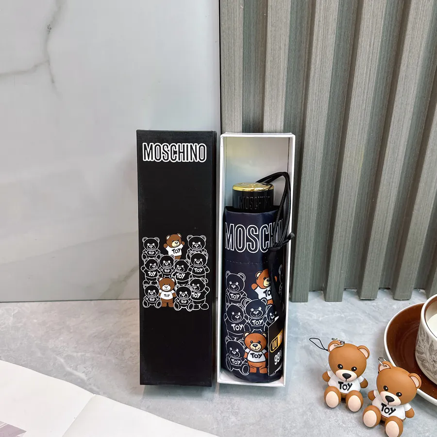 Moschino Foldable Umbrella Fashion Original Quality