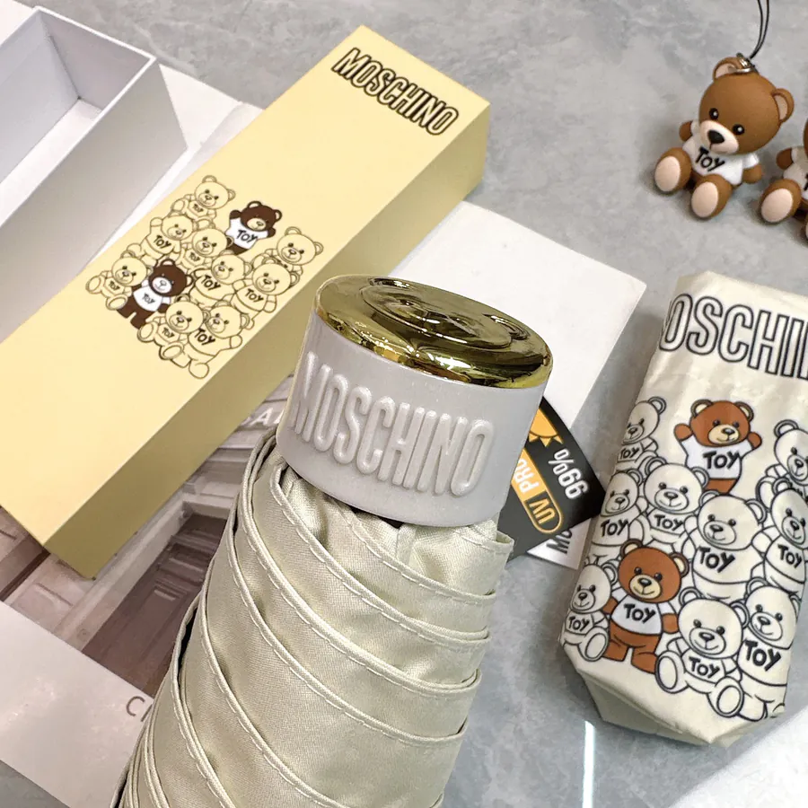 Moschino Foldable Umbrella Fashion Original Quality