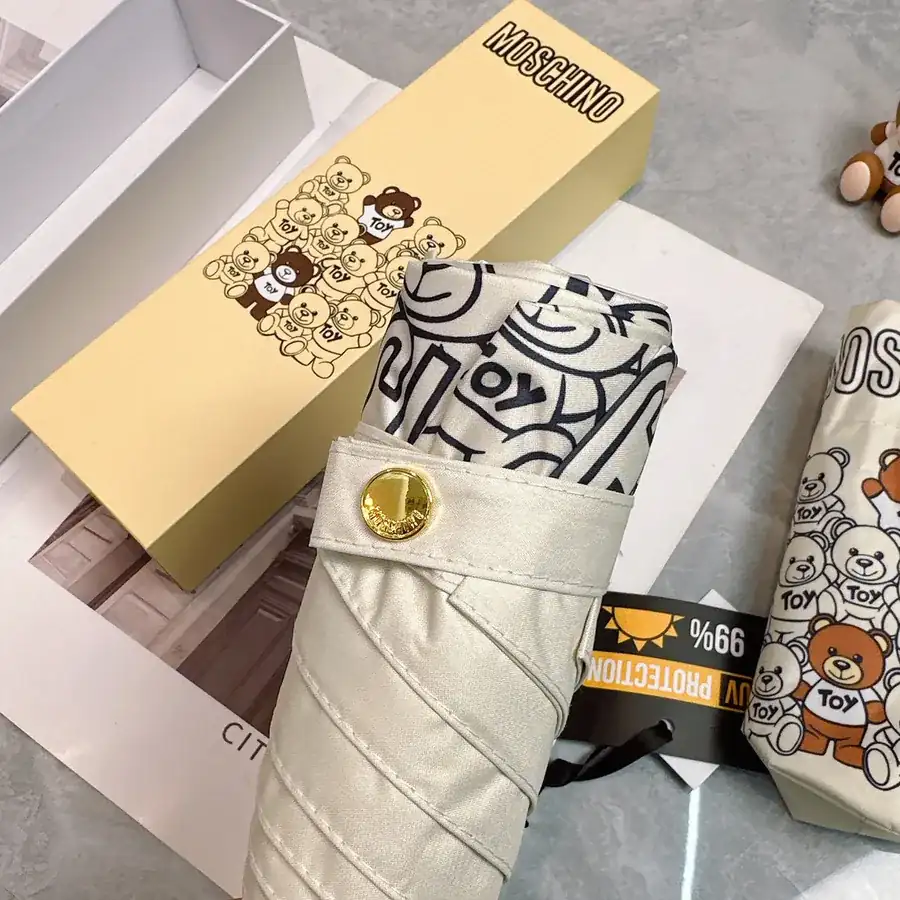 Moschino Foldable Umbrella Fashion Original Quality