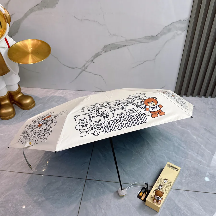 Moschino Foldable Umbrella Fashion Original Quality