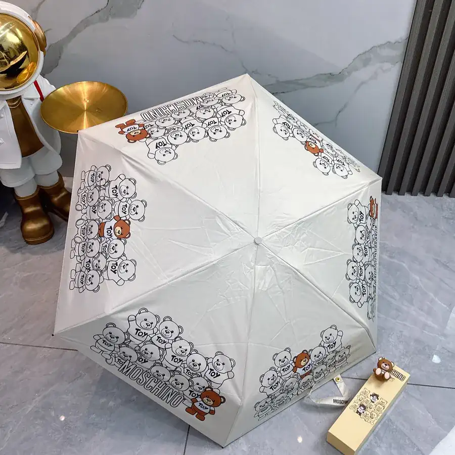 Moschino Foldable Umbrella Fashion Original Quality