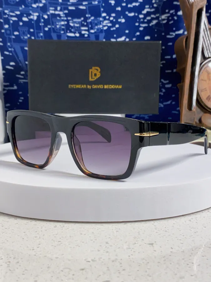 DAVID BECKHAM 2025 New Large Frame Minimalist Sunglasses for Men and Women