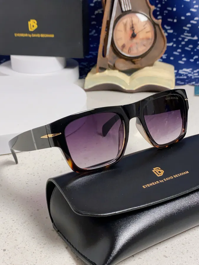 DAVID BECKHAM 2025 New Large Frame Minimalist Sunglasses for Men and Women