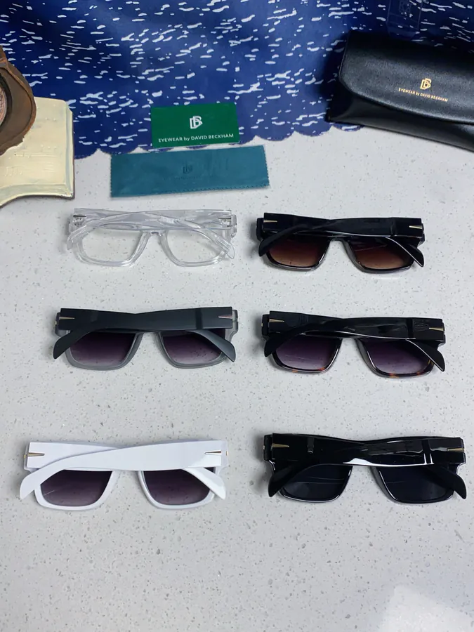 DAVID BECKHAM 2025 New Large Frame Minimalist Sunglasses for Men and Women