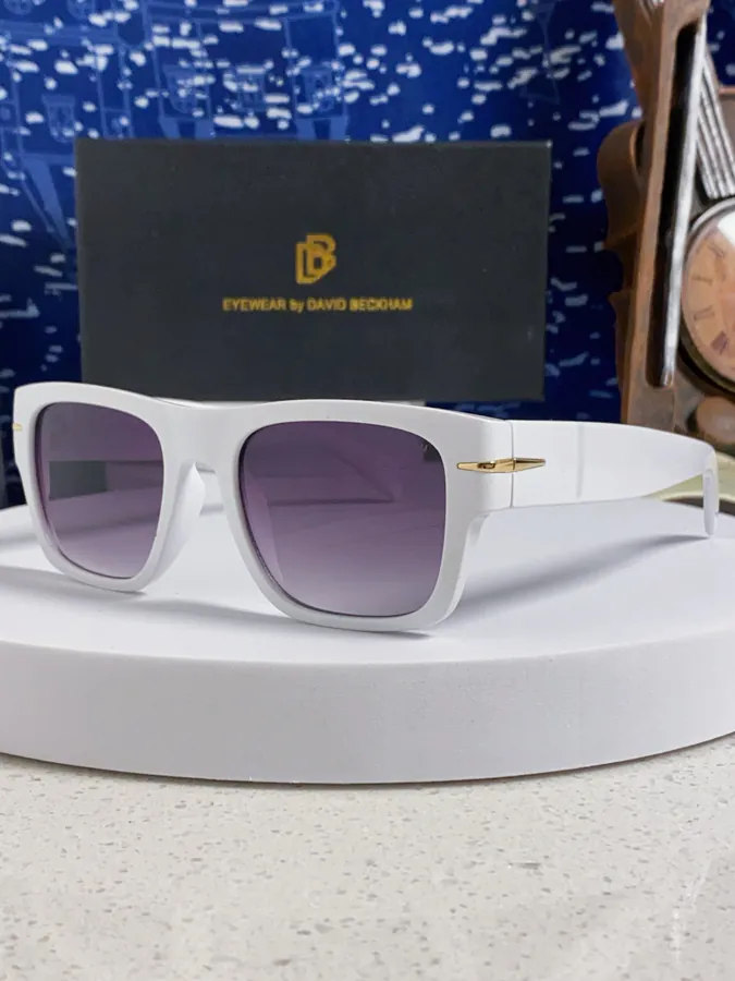 DAVID BECKHAM 2025 New Large Frame Minimalist Sunglasses for Men and Women