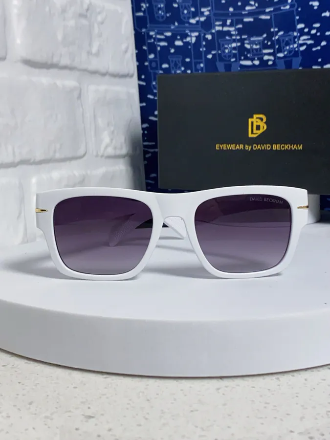 DAVID BECKHAM 2025 New Large Frame Minimalist Sunglasses for Men and Women