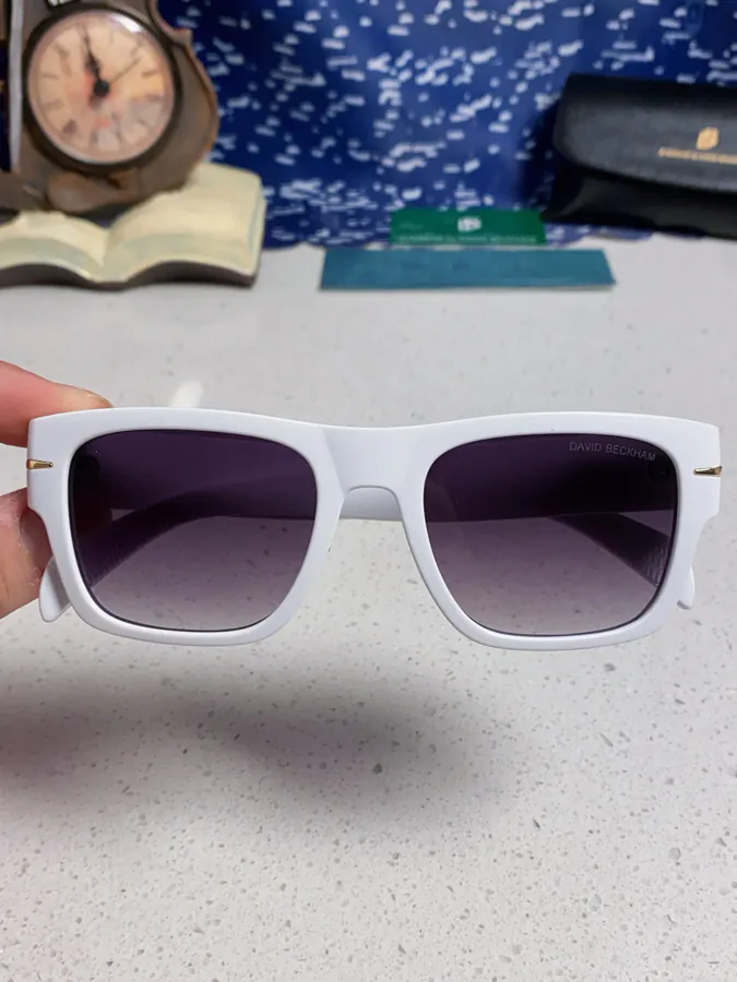 DAVID BECKHAM 2025 New Large Frame Minimalist Sunglasses for Men and Women