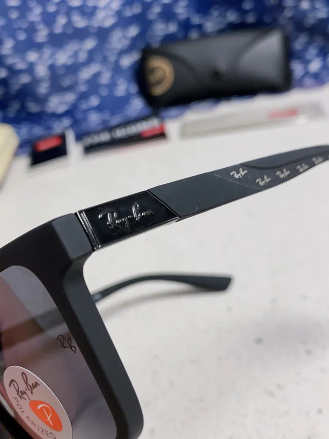 RayBan P80 Square Retro Sunglasses for Men Driving Sun Glasses