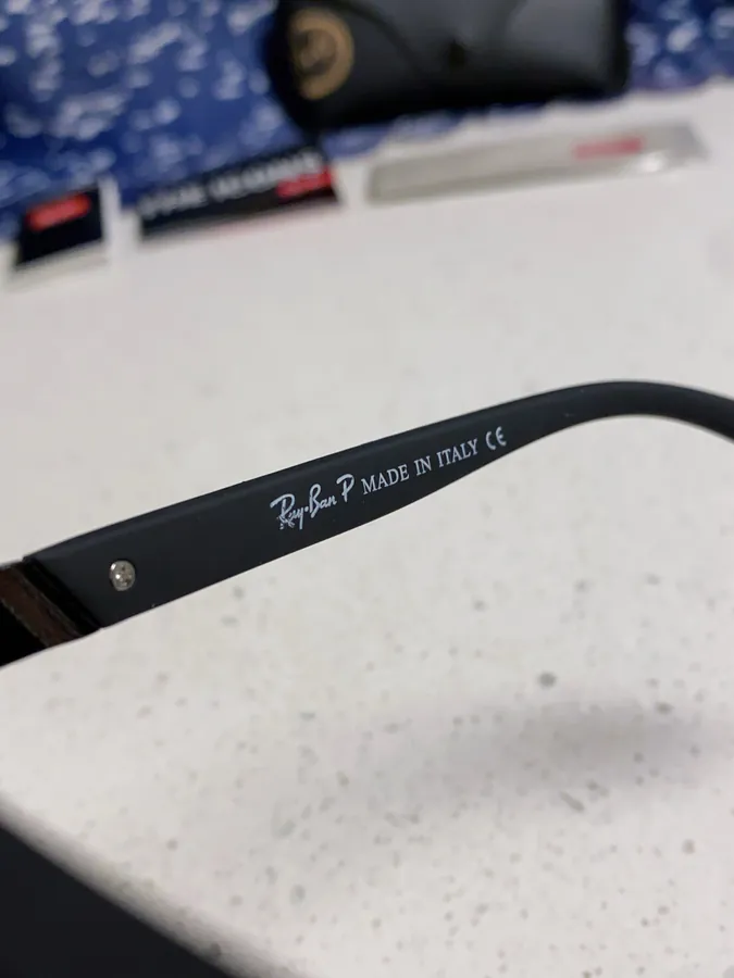 RayBan P80 Square Retro Sunglasses for Men Driving Sun Glasses