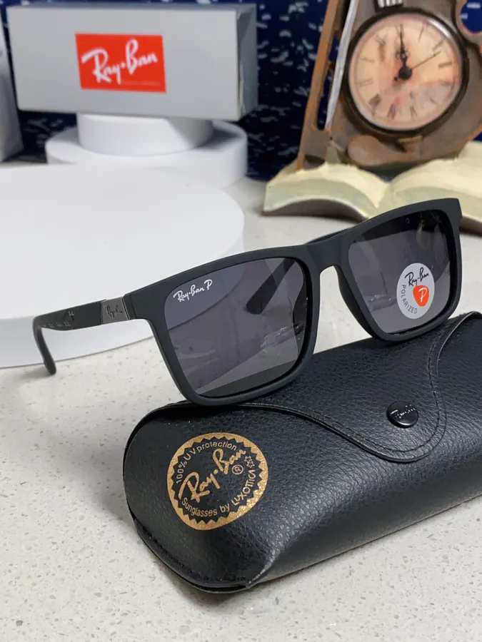 RayBan P80 Square Retro Sunglasses for Men Driving Sun Glasses