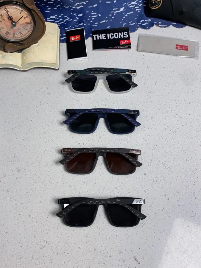 RayBan P80 Square Retro Sunglasses for Men Driving Sun Glasses