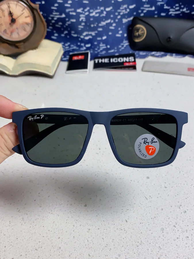 RayBan 2025 New Square Retro Sunglasses for Men Driving