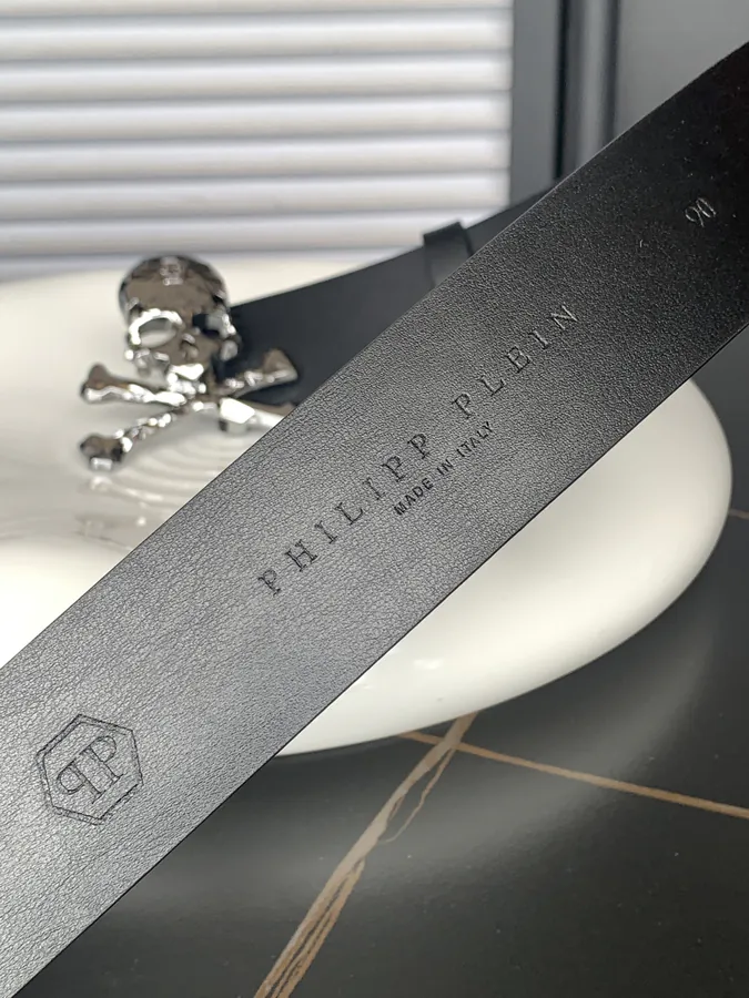 PHILIPP PLEIN Men's Leather Belt Premium Style