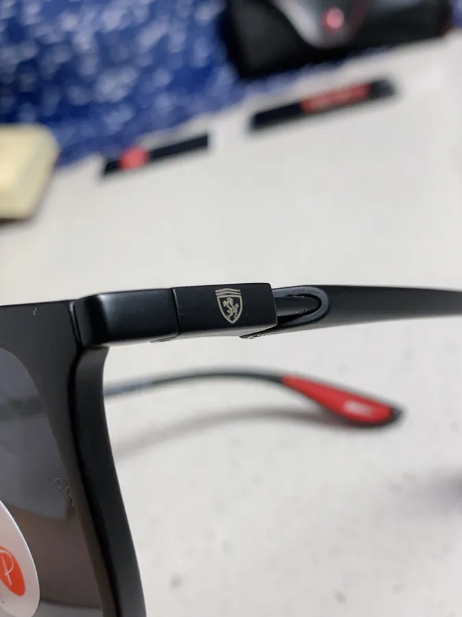 RayBan Ray Ban Ferrari Collaboration Square Sunglasses RB4433M
