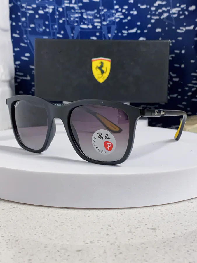 RayBan Ray Ban Ferrari Collaboration Square Sunglasses RB4433M