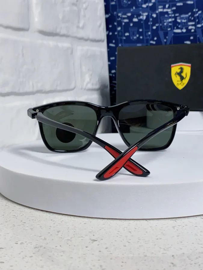 RayBan Ray Ban Square Sunglasses Ferrari Collaboration RB4433M