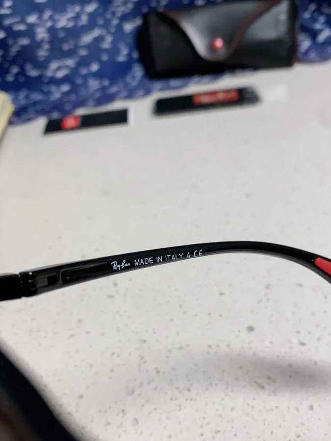 RayBan Ray Ban Square Sunglasses Ferrari Collaboration RB4433M