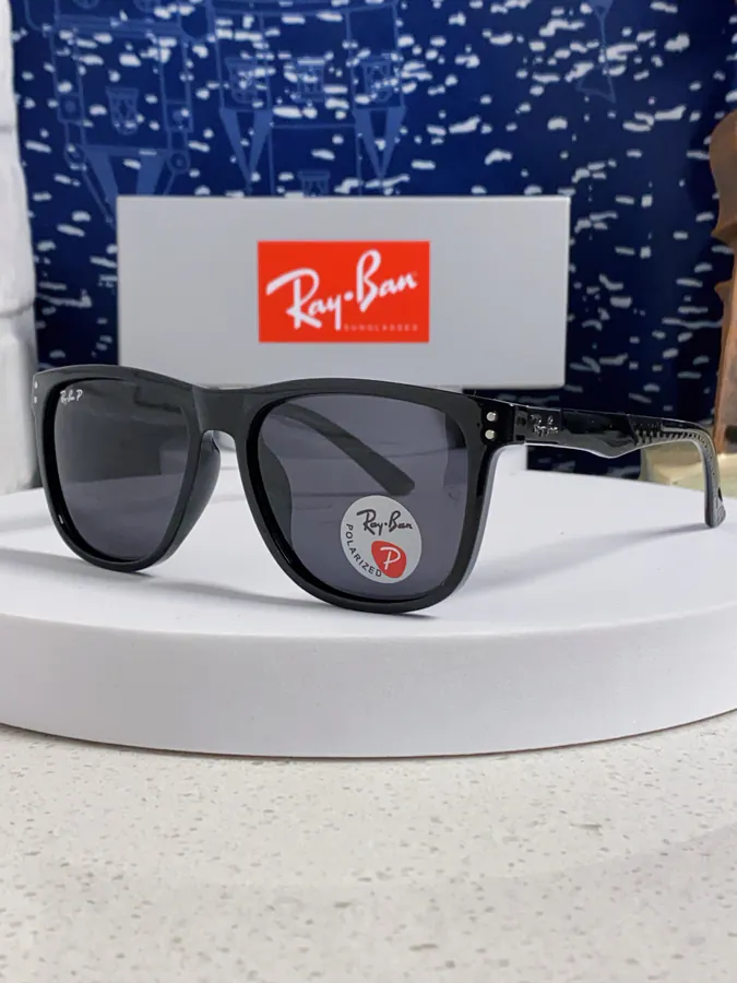 Ray Ban P80 2025 New Rectangular Unisex Sunglasses for Men Driving