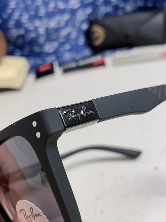Ray Ban P80 2025 New Rectangular Unisex Sunglasses for Men Driving