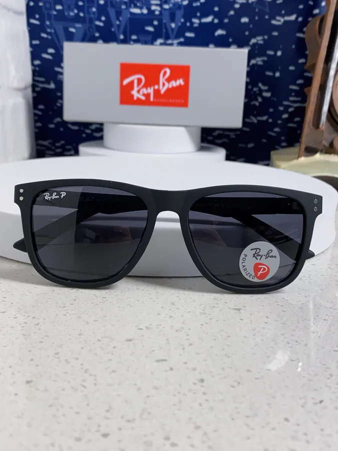 Ray Ban P80 2025 New Rectangular Unisex Sunglasses for Men Driving