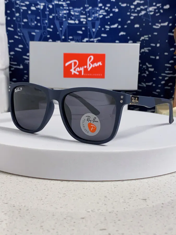 Ray Ban P80 2025 New Rectangular Unisex Sunglasses for Men Driving Polarized Lenses