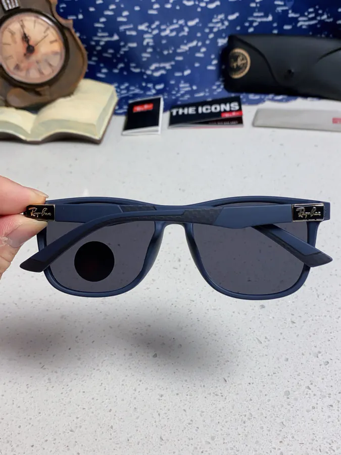 Ray Ban P80 2025 New Rectangular Unisex Sunglasses for Men Driving Polarized Lenses