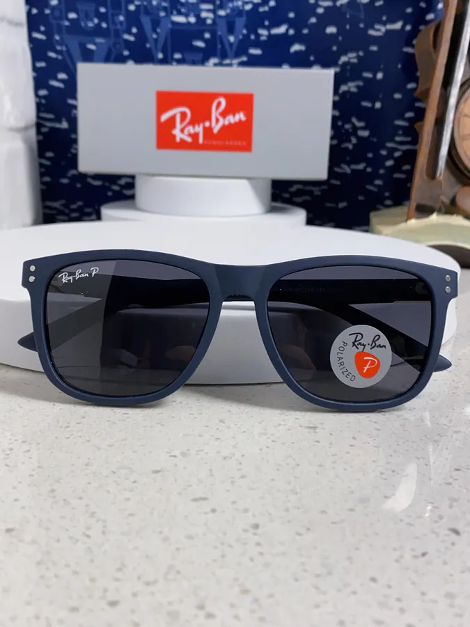 Ray Ban P80 2025 New Rectangular Unisex Sunglasses for Men Driving Polarized Lenses
