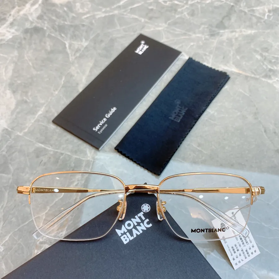 MONT BLAN* MB0220OA Men's Square Frame Optical Glasses