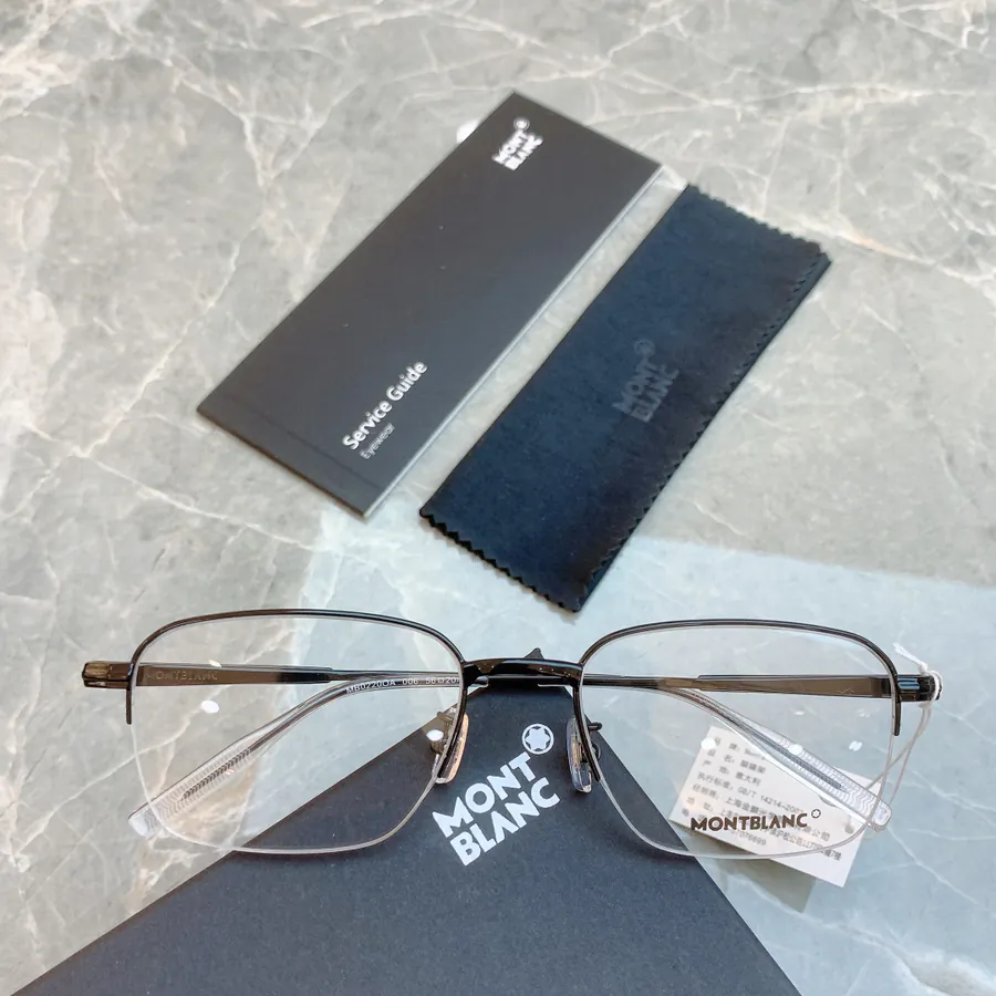 MONT BLAN* MB0220OA Men's Square Frame Optical Glasses