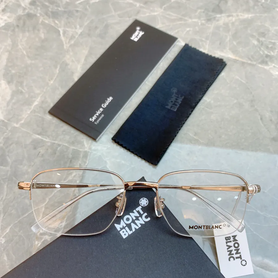 MONT BLAN* MB0220OA Men's Square Frame Optical Glasses
