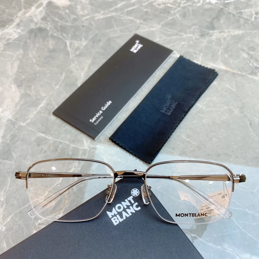 MONT BLAN* MB0220OA Men's Square Frame Optical Glasses